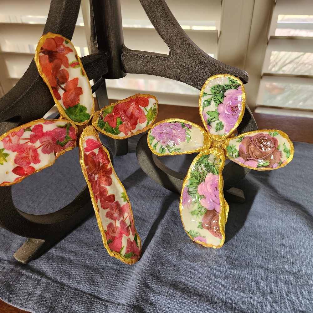 Floral Cross Home Accent